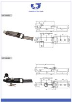 toggle latches with hasp or key lock