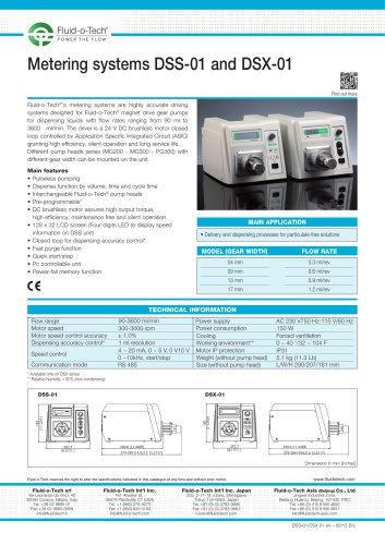 DSS-01 DSX-01 series