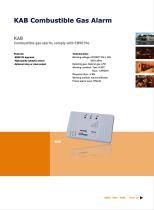 KAB Combustible Gas Alarm wi...