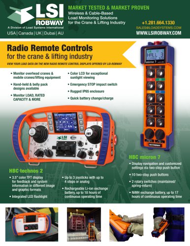 Radio Remote Controls