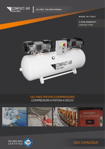 Oil-free Compressors Catalogue 2021