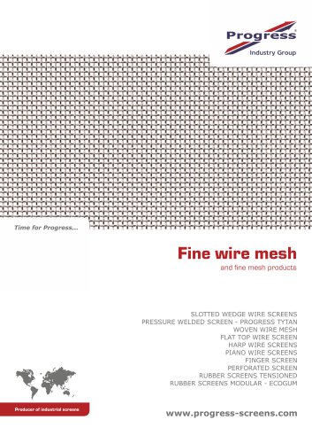 Fine wire mesh