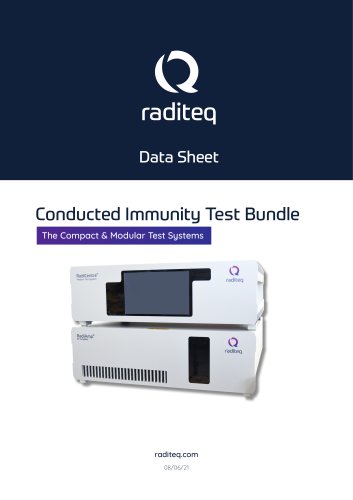 Data Sheet - Conducted Immunity Test Bundle