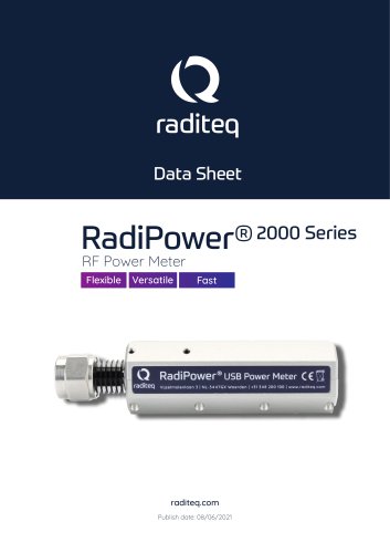 Data Sheet - RadiPower - Power Meters