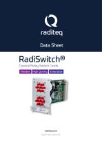 Data Sheet - RadiSwitch Series - Coaxial Switch cards