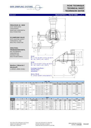 Horizontal assembly MLB with heating jacket (C__)