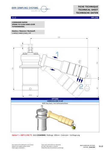 Spring to close hand lever (RPS)