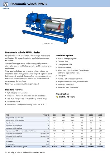 Pneumatic Winch