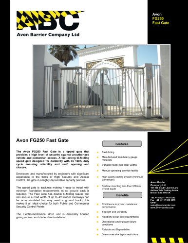 Avon FG250 Speed Gates