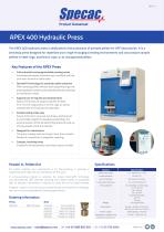 APEX 400 Hydraulic Press