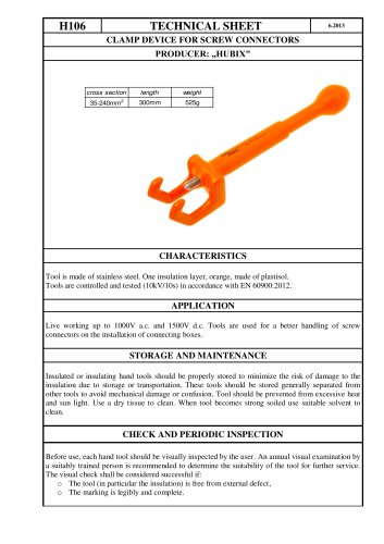 Tools 1kV