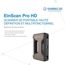 EinScan Pro HD SCANNER 3D PORTABLE HAUTE DEFINITION ET MULTIFONCTIONNEL