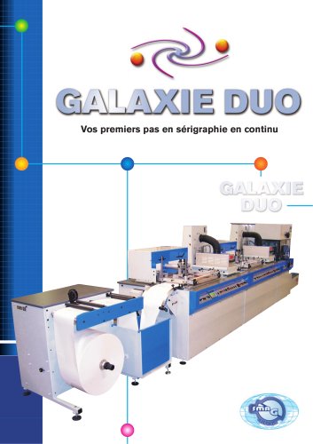 Impression sérigraphique GALAXIE DUO