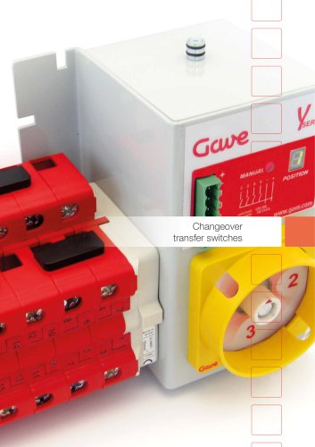 Changeover transfer switches (General Catalogue)