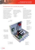 Équipements de contrôle et de protection des pompes - 6