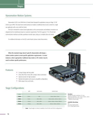 Nanomotion Motion Systems