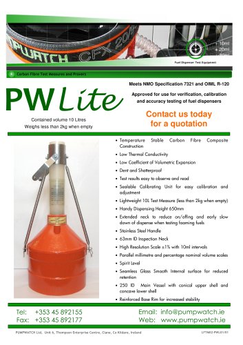 PW Lite Hand-held Test Measure