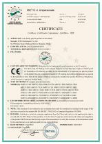 CE Certificate -SM131 pressure transmitter