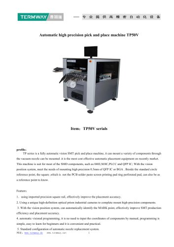 Automatic Chip Mounter TP50V