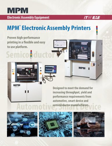 MPM®  Electronic Assembly Printers