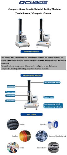 Computer Servo Tensile Material Testing Machine