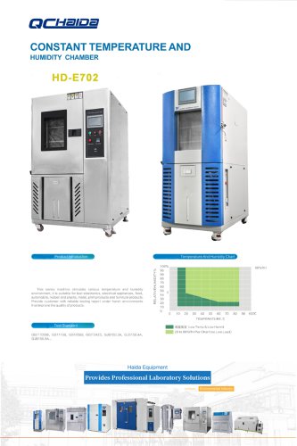 Constant Temperature And Humidity Chamber