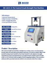 PLC Control Crush Strength Test Machine  HD-A513-E