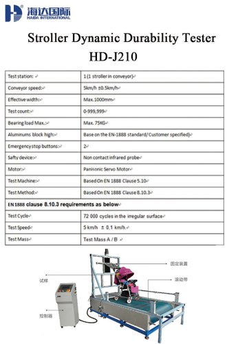 Stroller Dynamic Durability Tester HD-J210