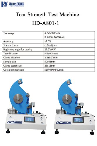 Tear Strength Test Machine_HD-A801-1