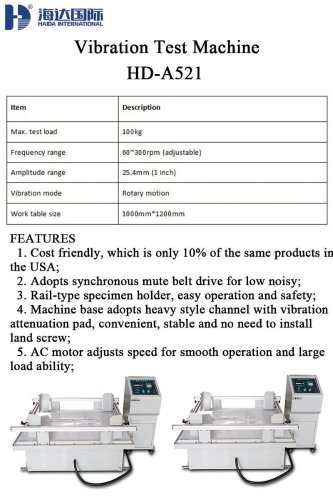 Vibration Tester Machine