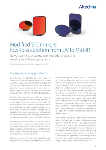 Modified SiC mirrors_Low loss solution for UV to Mid-IR_WEB