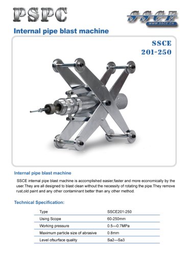 sandblasting machine SSCE 201/250