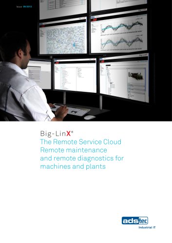 Brochure Big-LinX - The Remote Service Cloud - ads-tec