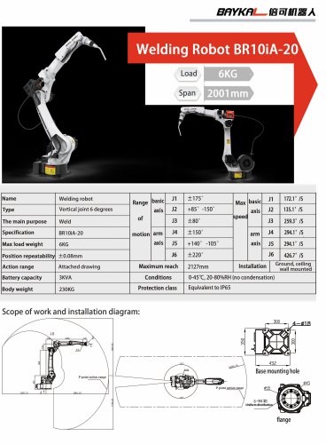 Welding Robot BR20iA-20