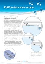 Z3900 surface scum scraper
