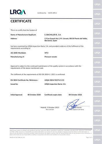 AD 2000 MERKBLATT HP0