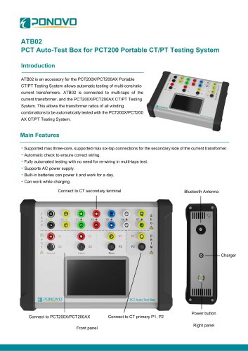 ATB02 PCT Auto-Test Box for PCT200 Portable CT/PT Testing System