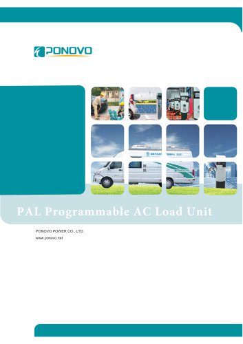 PAL Programmable AC Load Unit Brochure_EN_2022 V1