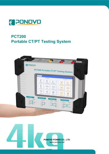PCT200X PCT200AX Portable CTPT Testing System (ATB02) 2026 V7