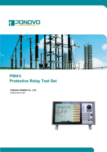 PW41i (Advanced)  Protective Relay Test Set Datasheet_EN_2024 V1