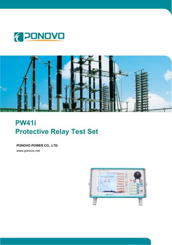 PW41i(Basic) Protective Relay Test Set Brochure 2026 V1
