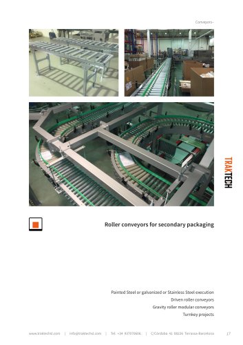 Roller conveyors