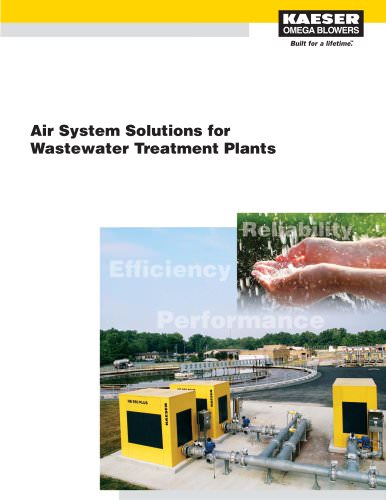 Air Systems Solutions for Wastewater Treatment Plants