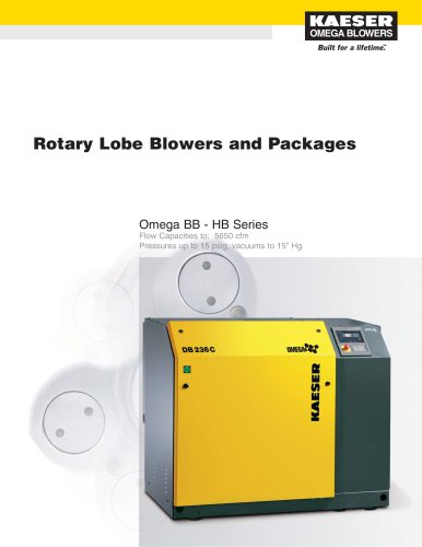 Rotary Lobe Blowers and Packages Catalog