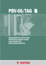 PBV-06/TAG. Valve Packers for Free-Flowing Products.