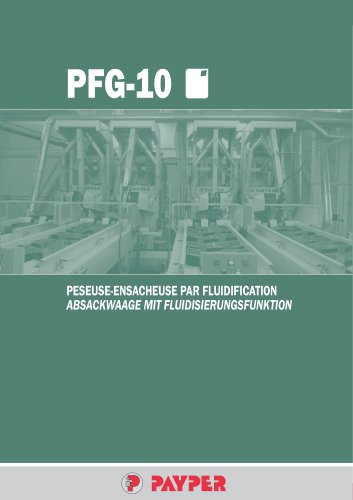 PFG-10. Peseuse-Ensacheuse par fluidification.