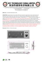 Marine Keyboard K-TEK-M390-MTB-FN-BL-ML-DWP