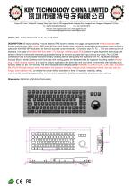 Military Keyboard K-TEK-M390-MTB-FN-BL-NV-151B-DWP