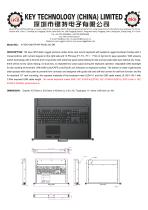Rack Mount Keyboard K-TEK-V440TP-KP-FN-BL-SC-DR