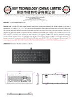 Scissor Switch Keyboard K-TEK-V440KP-FN-BL-SC-DT
